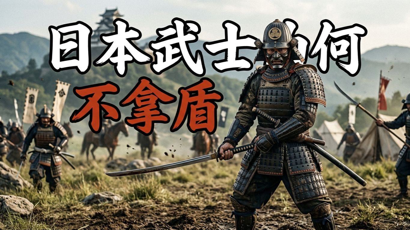 日本武士为何很少拿盾？ 从盔甲到竹束，盾牌其实没消失