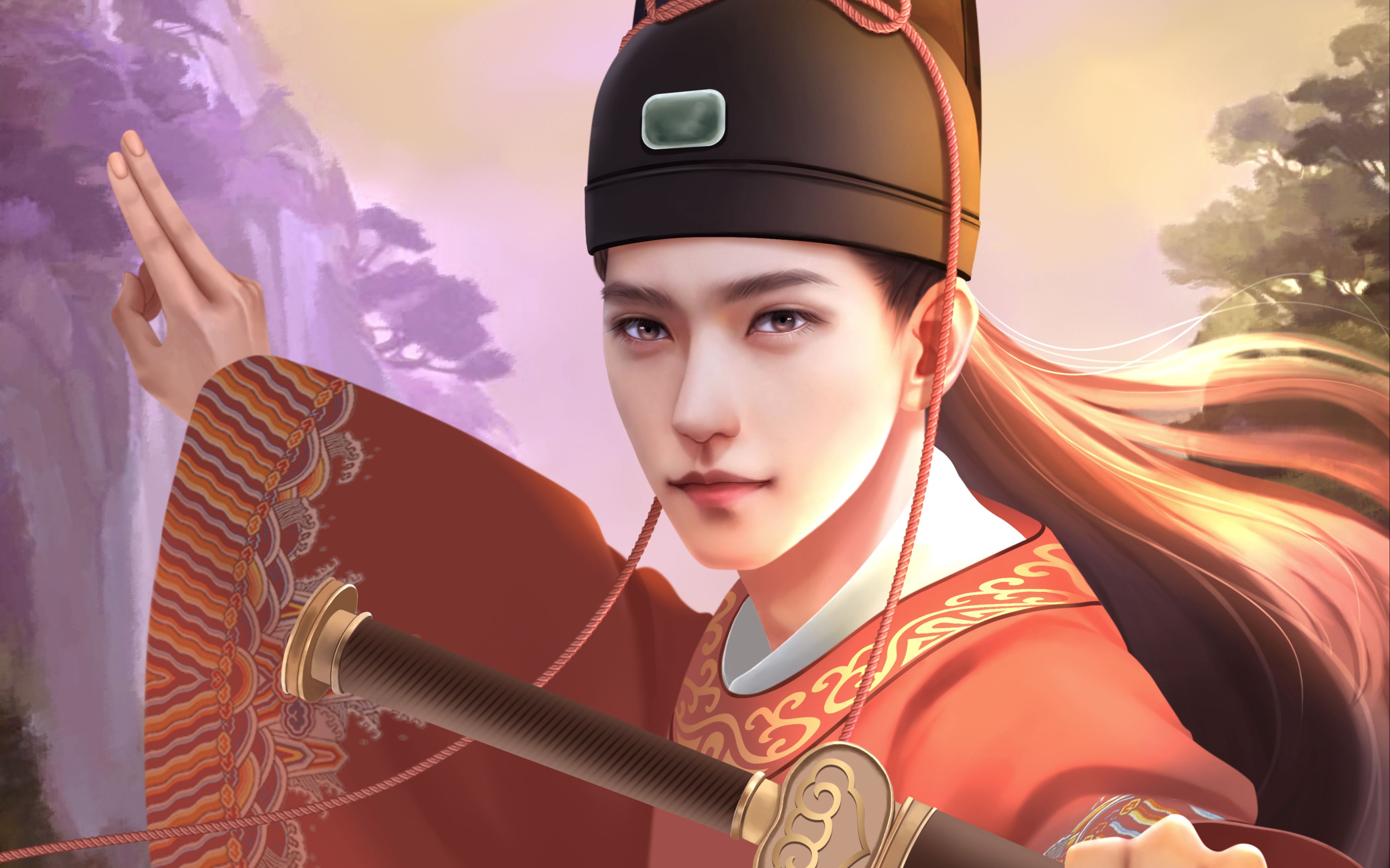 杨洋展昭同人绘画