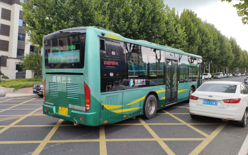 (pov067)(教师节特辑·香江路扫盲线)青岛市黄岛区东7路公交车(检察院