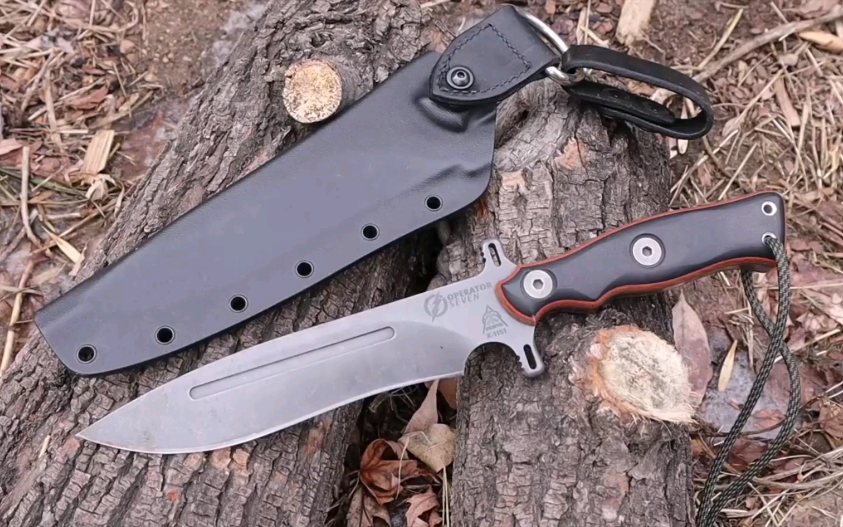 tops 尖端战术 operator 技师7寸博伊刀 生存刀 战术直刀 户外装备