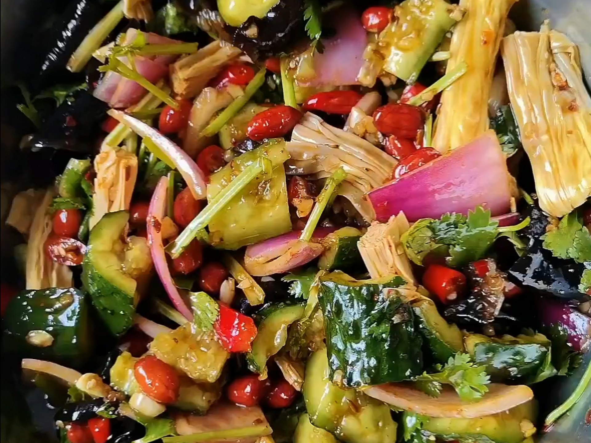 这大拌菜太适合夏天了!酸辣清爽又开胃!