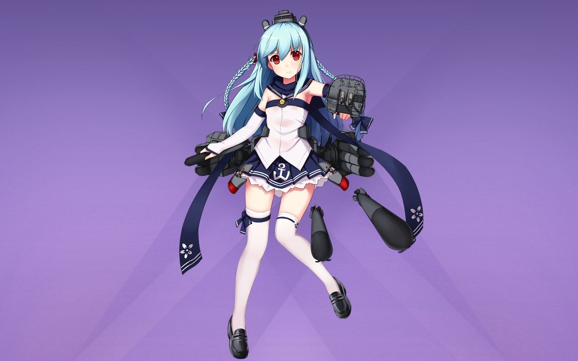 【战舰少女r】吹雪 换装——初期设定