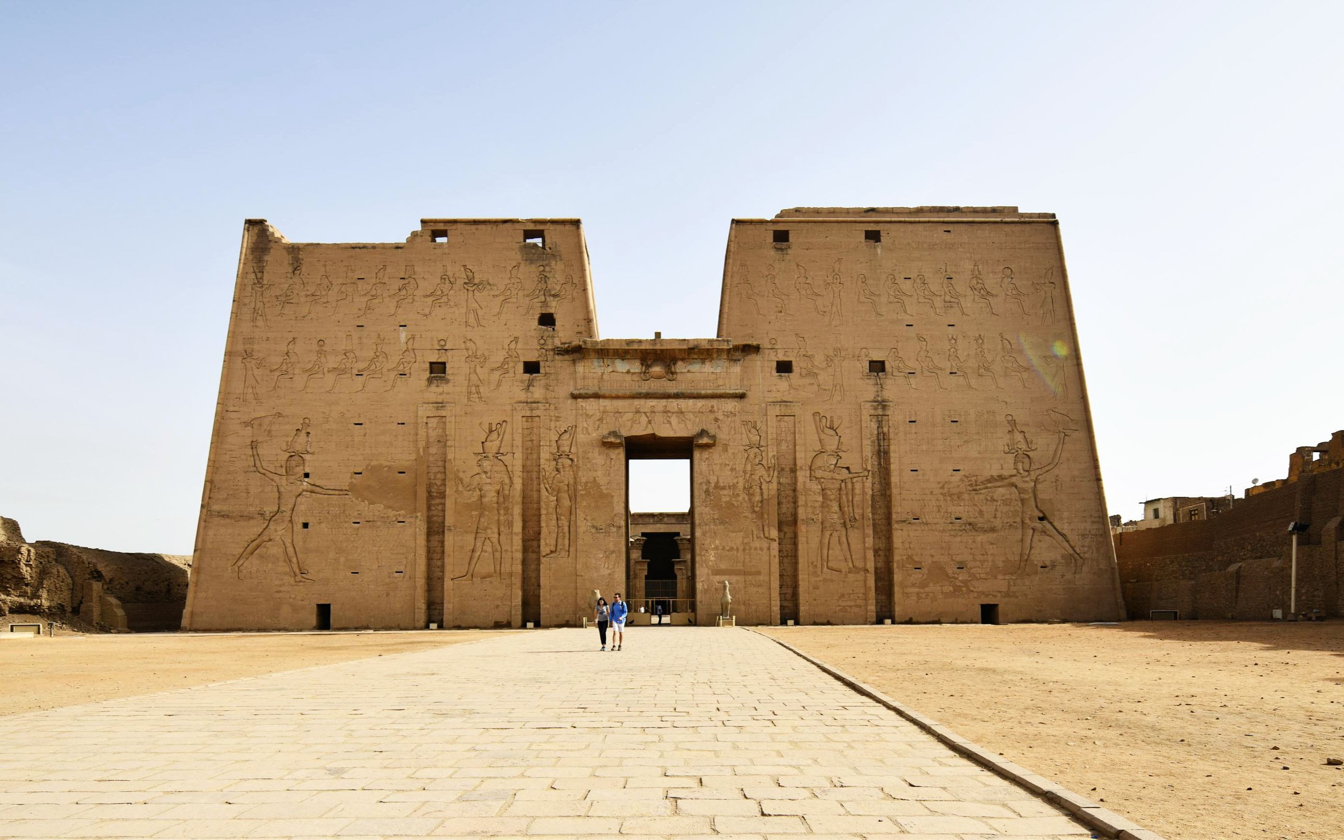 埃及第二大神庙埃德福荷鲁斯神庙非洲纪行之埃及