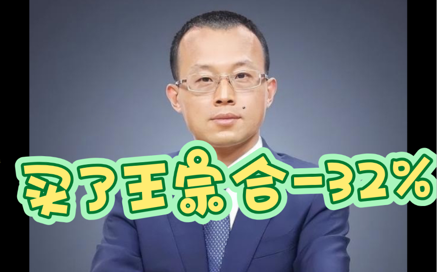 王宗合一个让我抄底-32%欲哭无泪的基金经理,追涨
