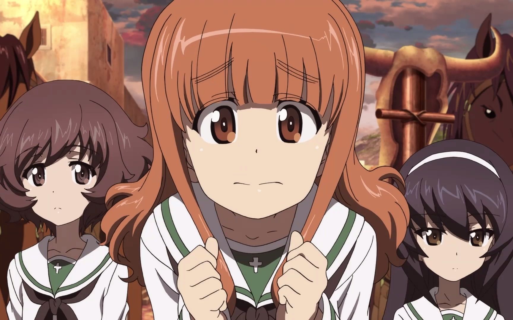 少女与战车最终章ova白萝卜战争进入大洗西部