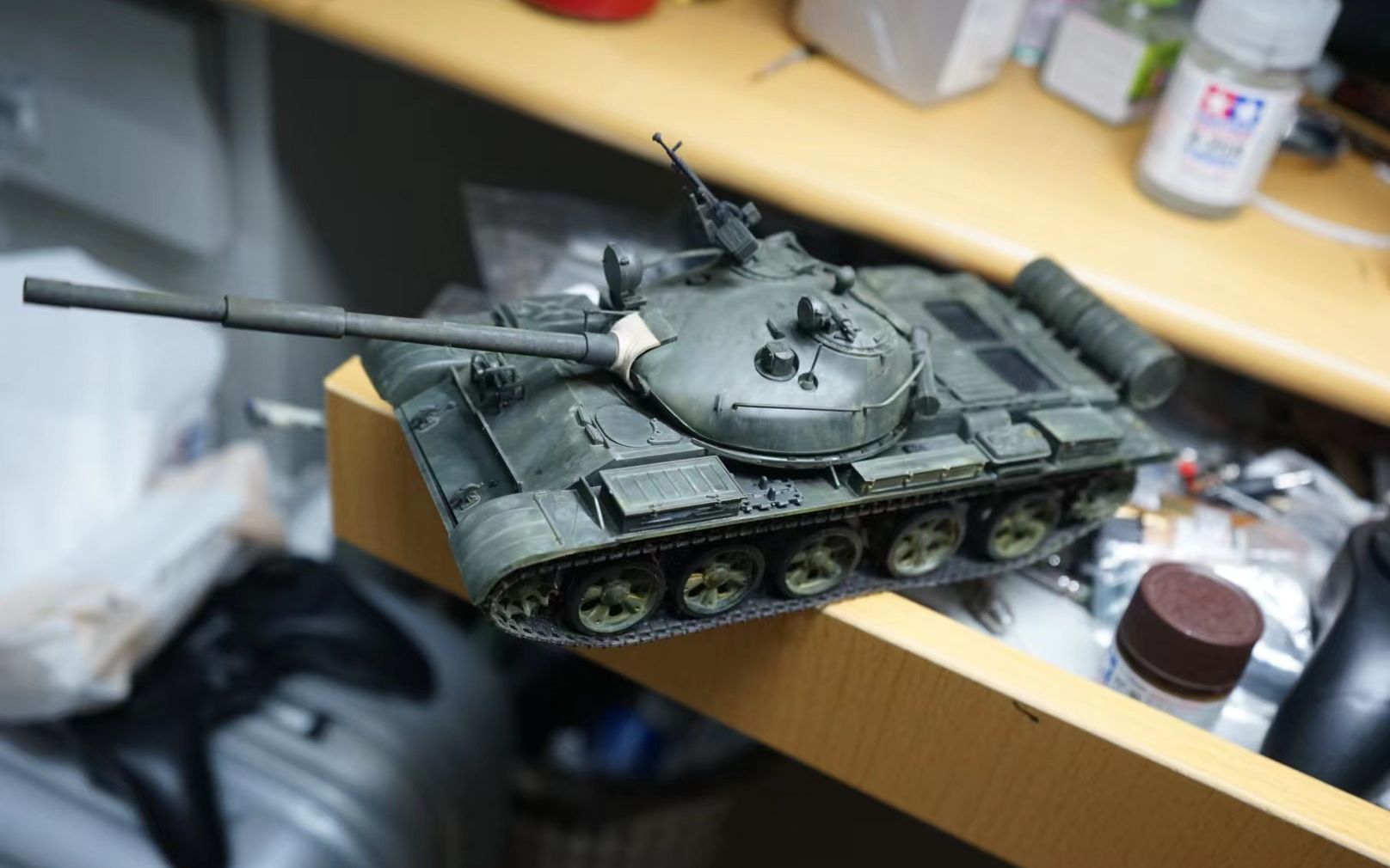 田宫1/35俄罗斯 t62a 静改动