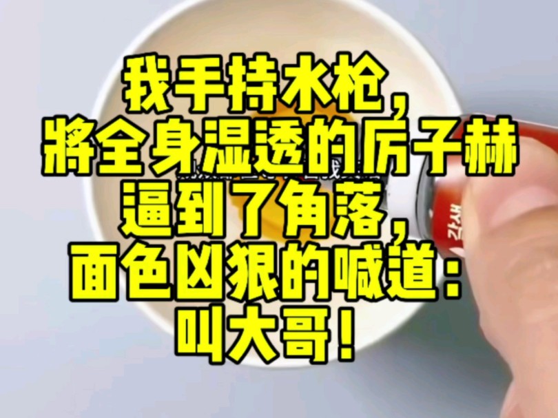 (全文已完结)我手持水枪,将全身湿透的厉子赫逼到了角落,面色凶狠的喊道:叫大哥!哔哩哔哩bilibili