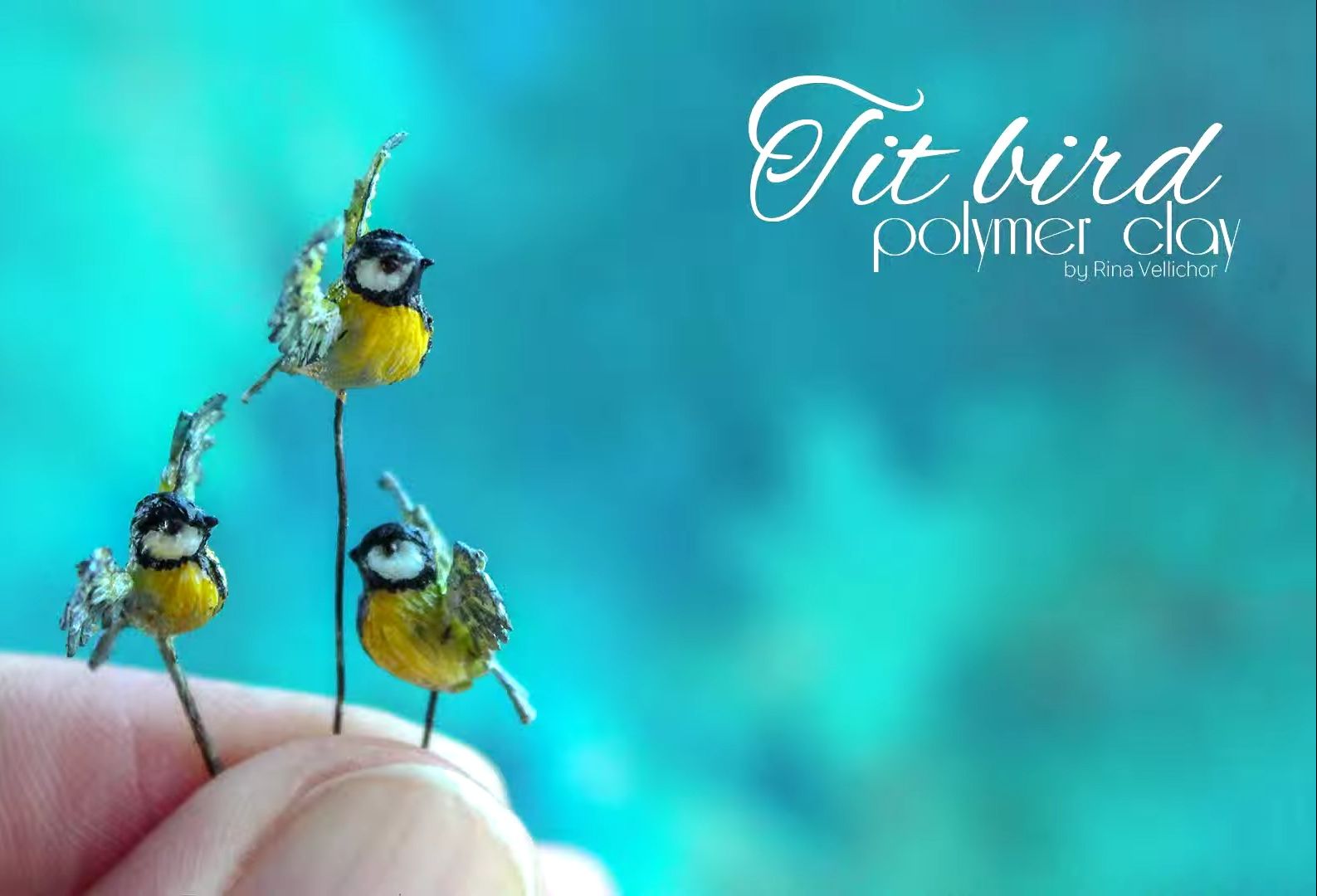 vellichor】小鳥微縮粘土製作教程miniature realistic tit bird