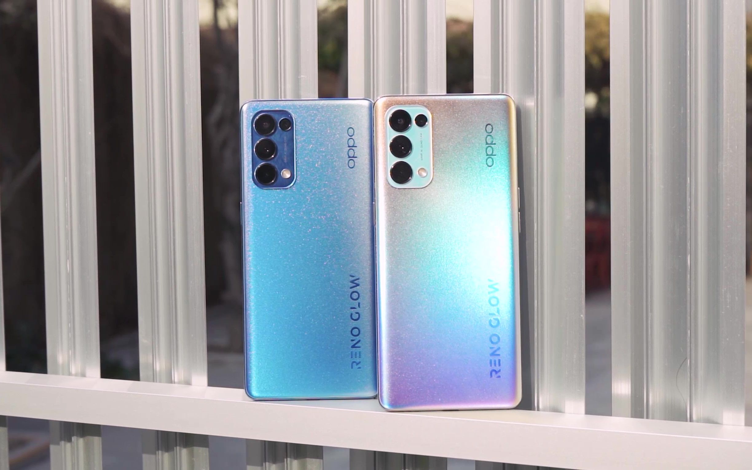 全新星钻工艺轻薄机身opporeno5pro外观展示