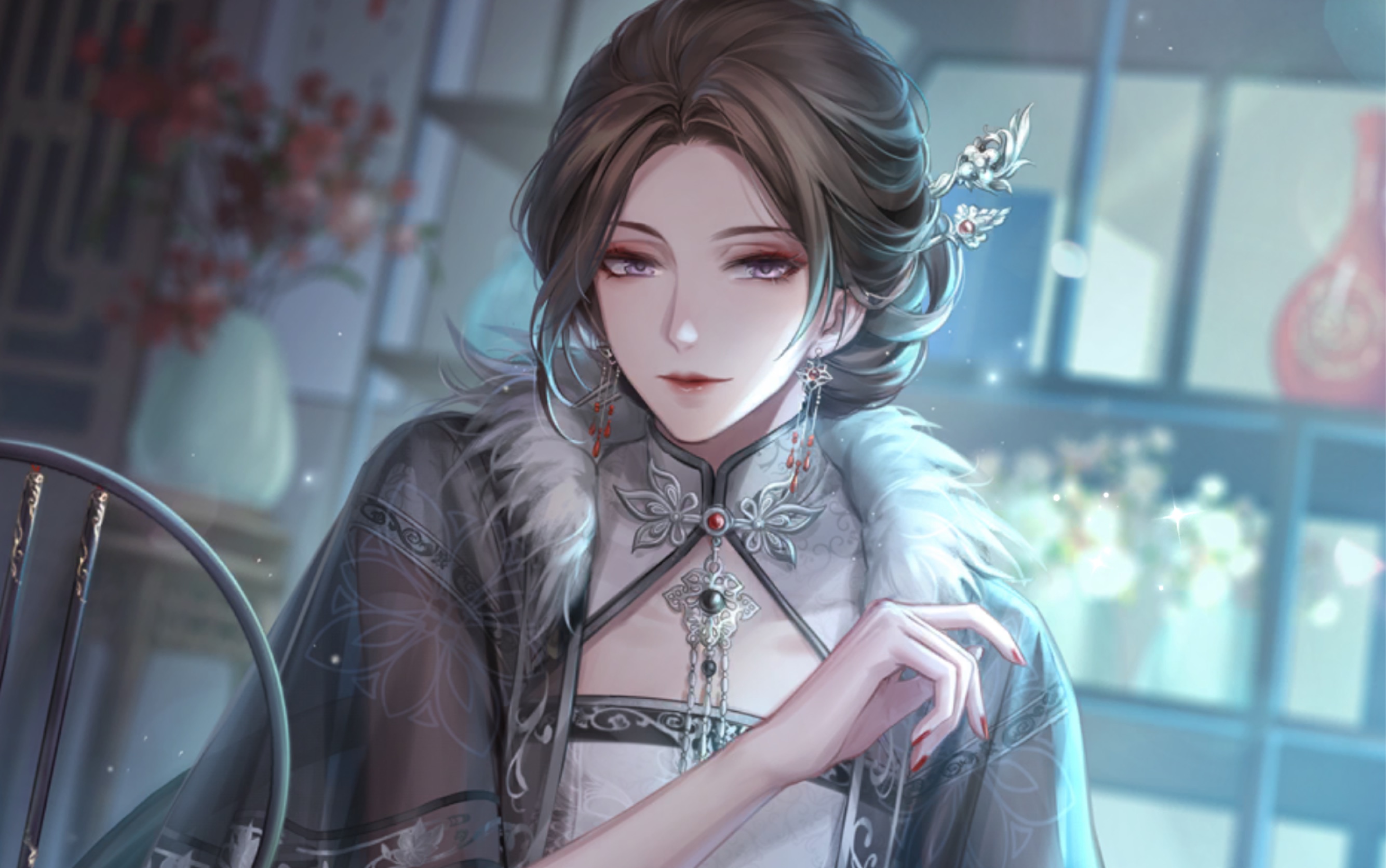 【闪耀暖暖】·月娘·烟容曳影·套装复苏·个人录屏
