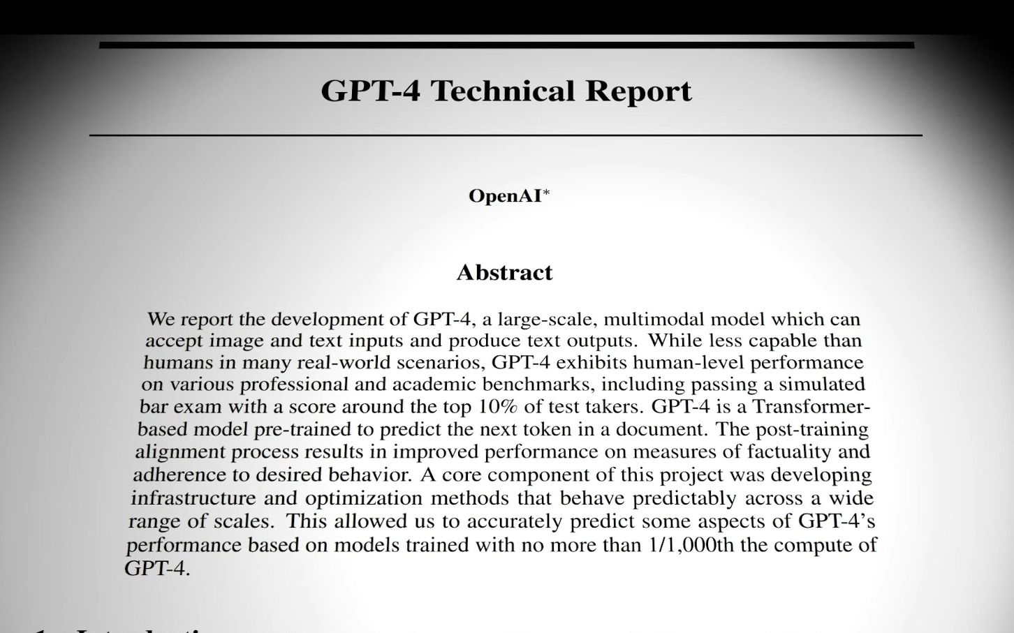 GPT4 技术报告解析和一些启示哔哩哔哩bilibili