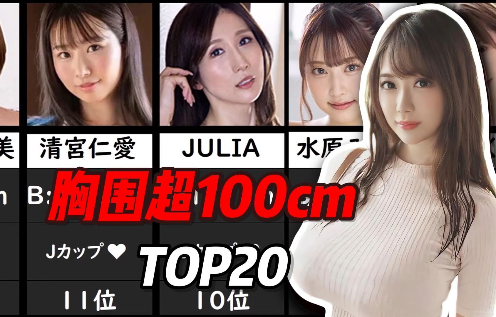 [图]【TOP20】盘点20位胸围超过100CM的小日子美少女