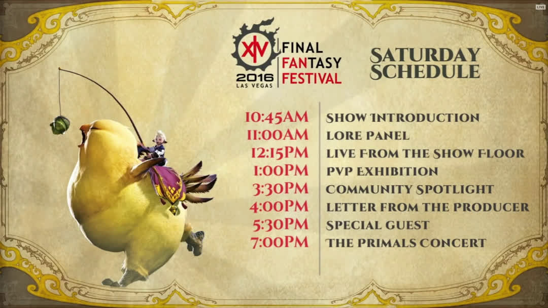 【乐队演奏】【ff14】[the primals]2016北美粉丝节第二天音乐会屏录