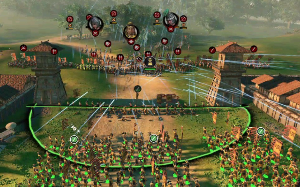 全面战争三国没想到城防军这么厉害居然击退敌人主力