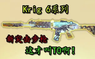 这才是我心中T0的样子！新突击步枪Krig—6系列！