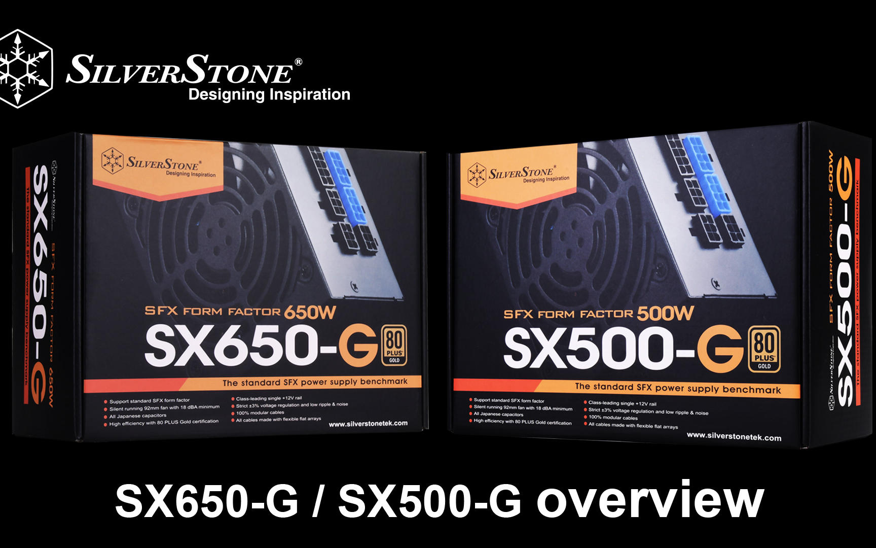 银欣SilverStone:SFX小电源系列 SX500G/SX650G 500W/650W 金牌全模组哔哩哔哩bilibili