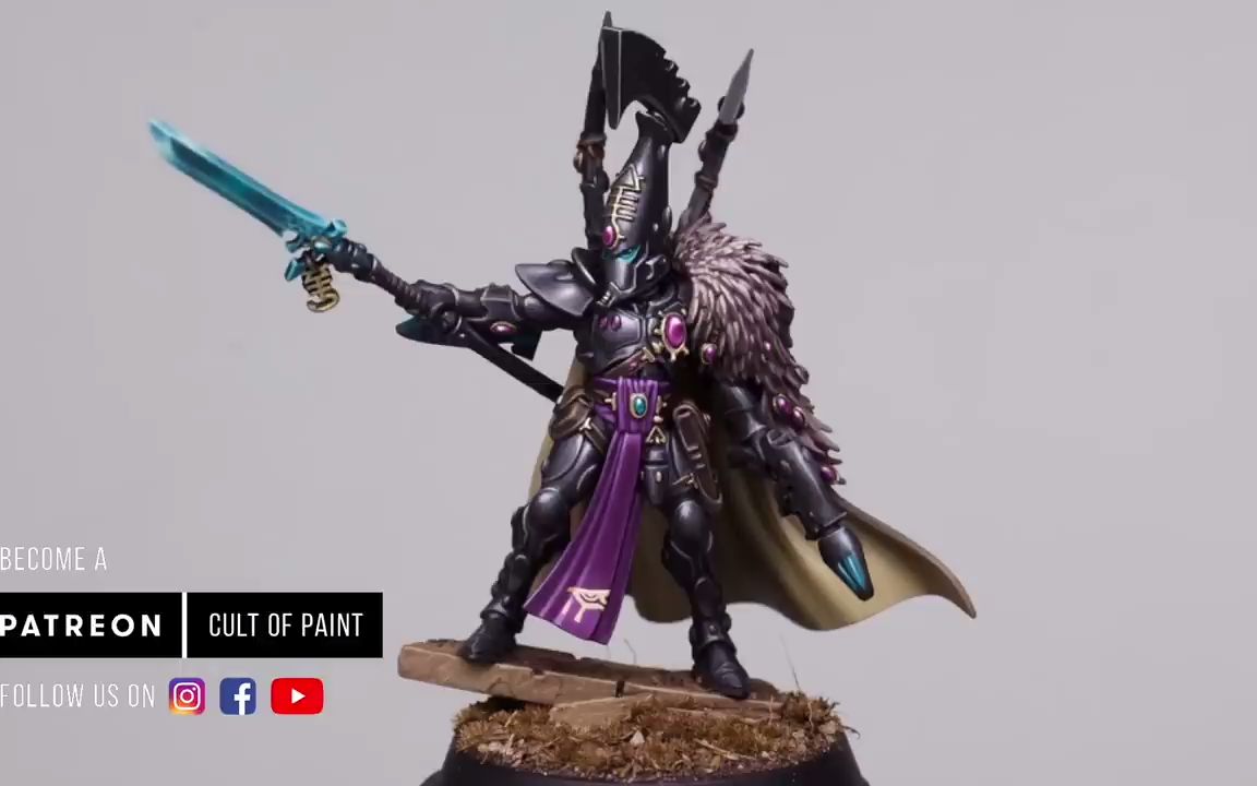 [图]How to Paint ELDAR DARK REAPERS _ WARHAMMER 40k _ Aeldari _