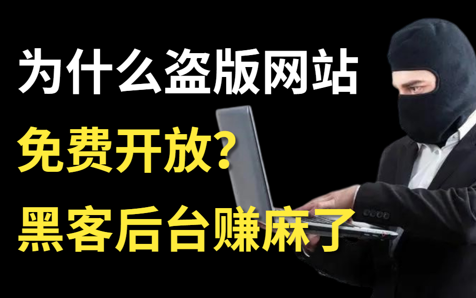 为什么盗版网站免费浏览?黑客在后台赚麻了,网页暗链挂𐟐Ž底层原理,网络安全科普/网络安全哔哩哔哩bilibili