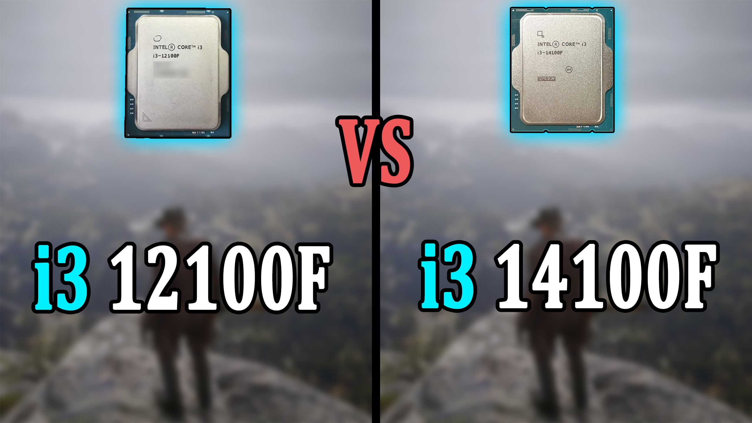 英特尔 i3 12100f vs i3 14100f , cpu游戏fps帧数对比- rtx 4070