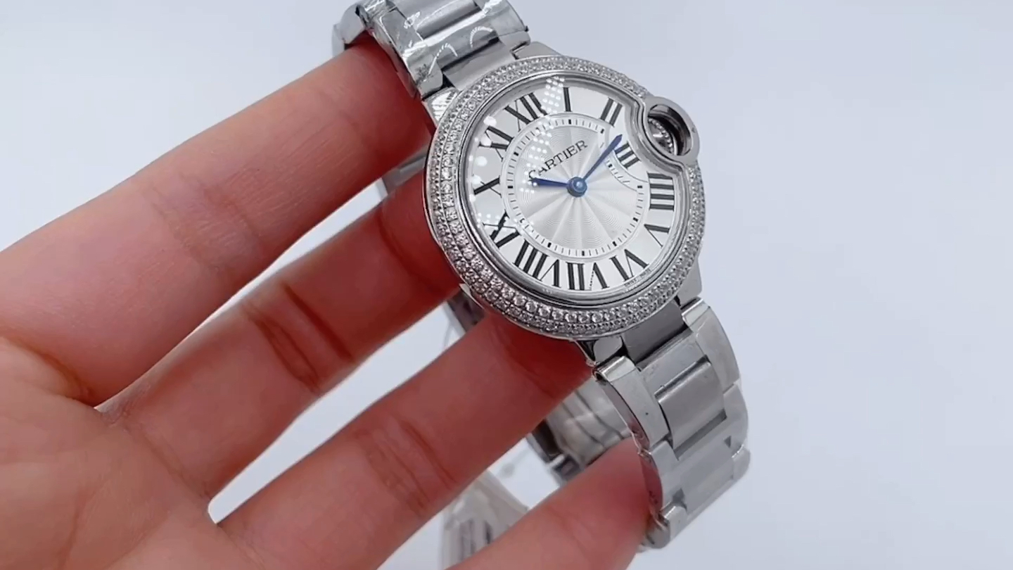 卡家 蓝气球系列33mm石英双排钻 女士腕表_哔哩哔哩_bilibili