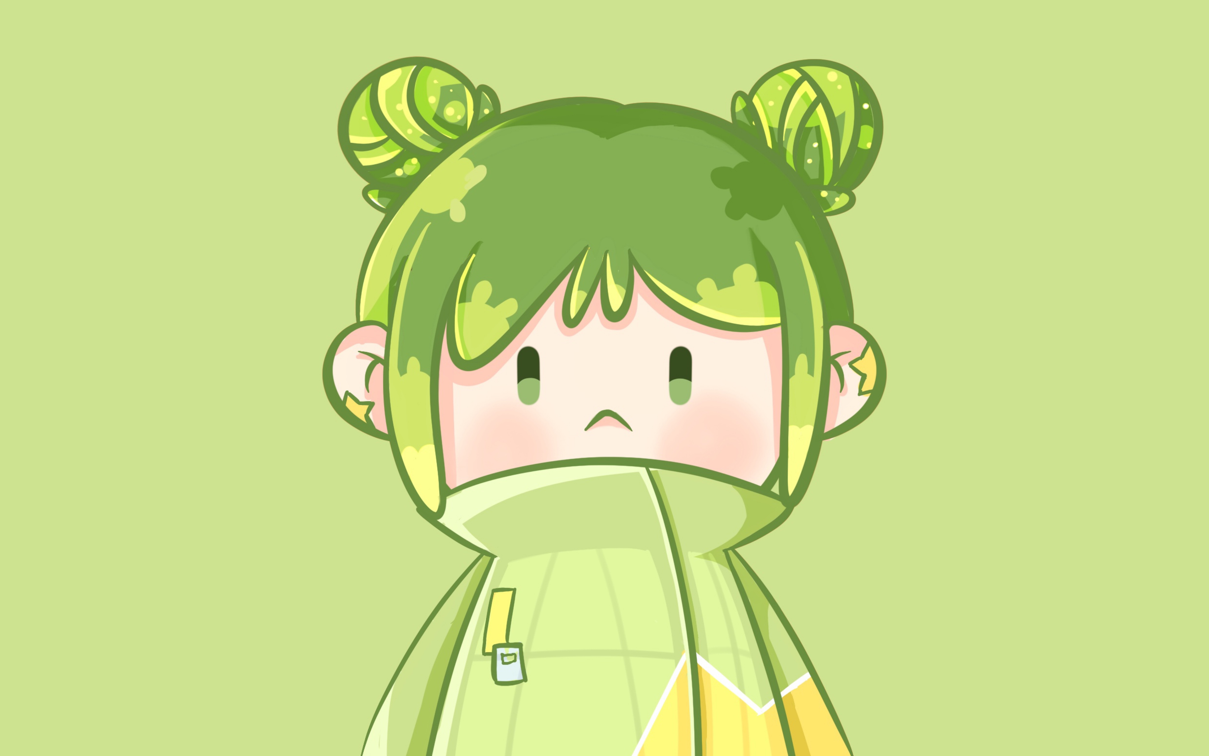 【procreate绘画】每月小日常之七彩小人计划—绿色