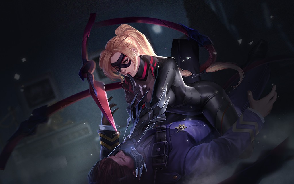 【传说对决体验服】绯泪皮肤:魅影神偷