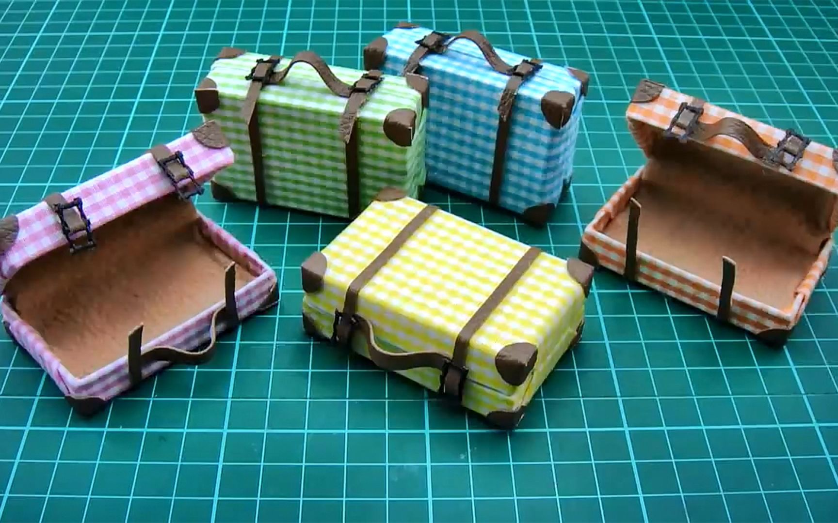 创意手工教程——创意迷你旅行箱制作教程_哔哩哔哩 (゜-゜)つロ 干杯