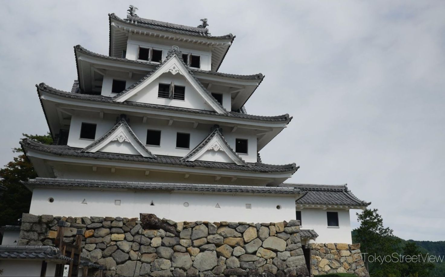 【超清日本】日本城堡系列之岐阜県・ 郡上八幡城【TokyoStreetView 】哔哩哔哩bilibili