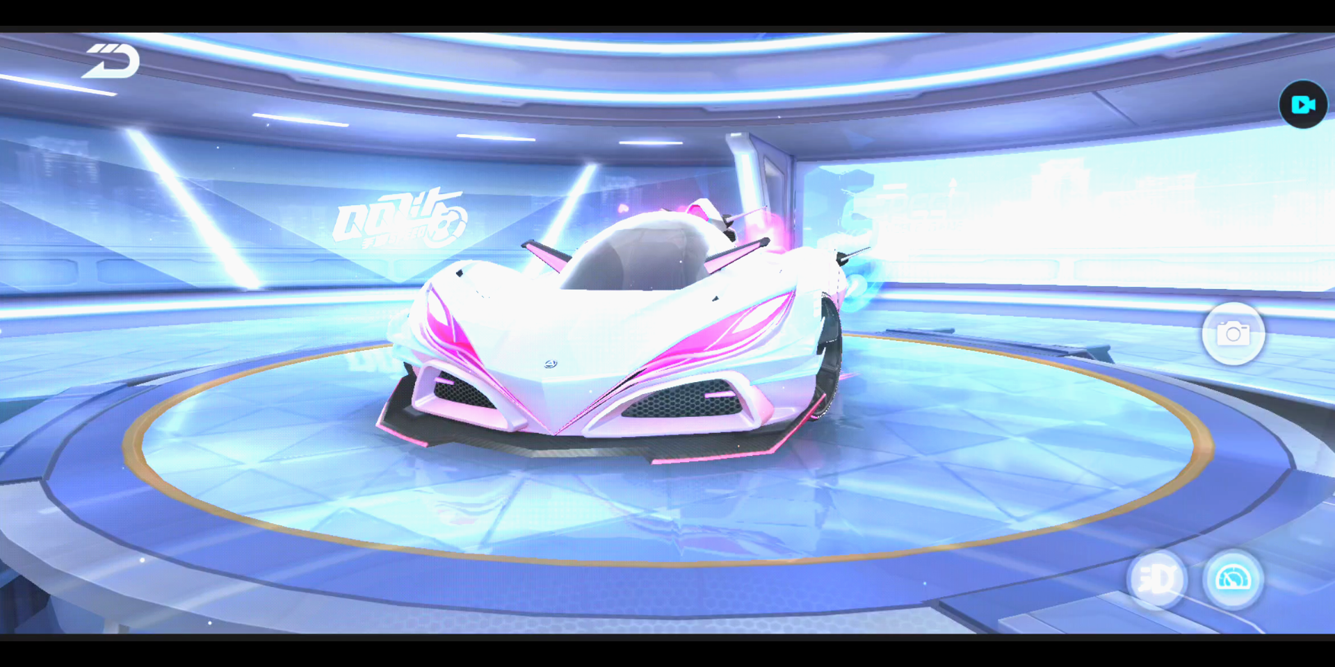 qq飞车手游:有钱人亲身体验,没钱人亲眼目睹(深蓝耀世——倾心模型