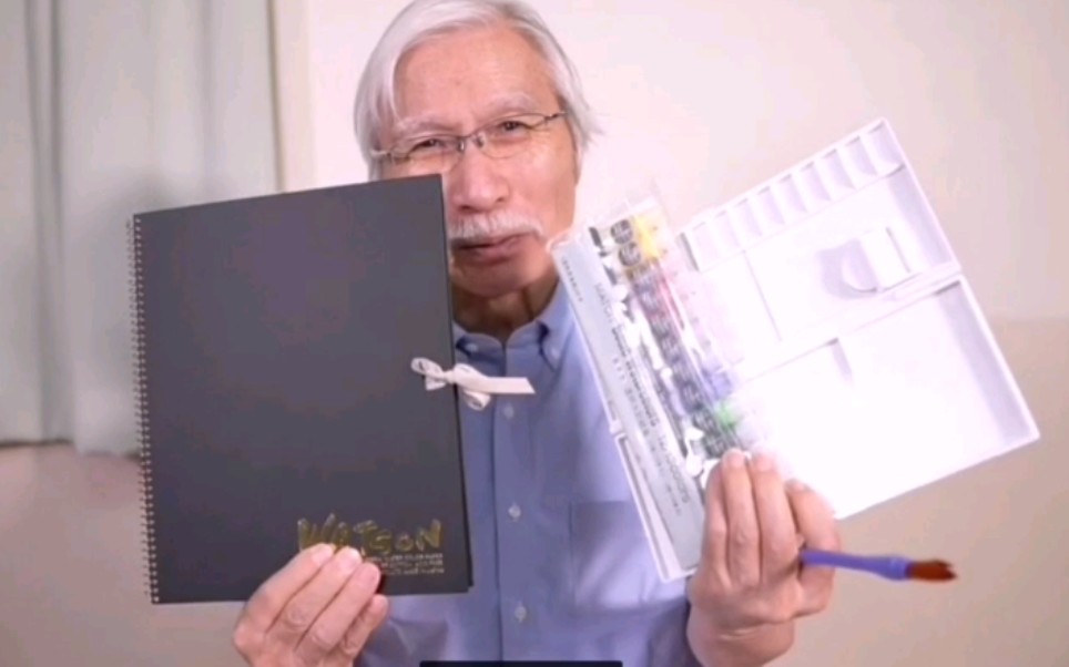 搬运中文字幕柴崎春通老爷爷给孙女选的最好的水彩画颜料