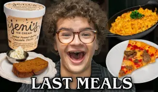 Télécharger la video: 【机翻中字】怪奇物语演员Gaten Matarazzo最后的晚餐 Eats His Last Meal