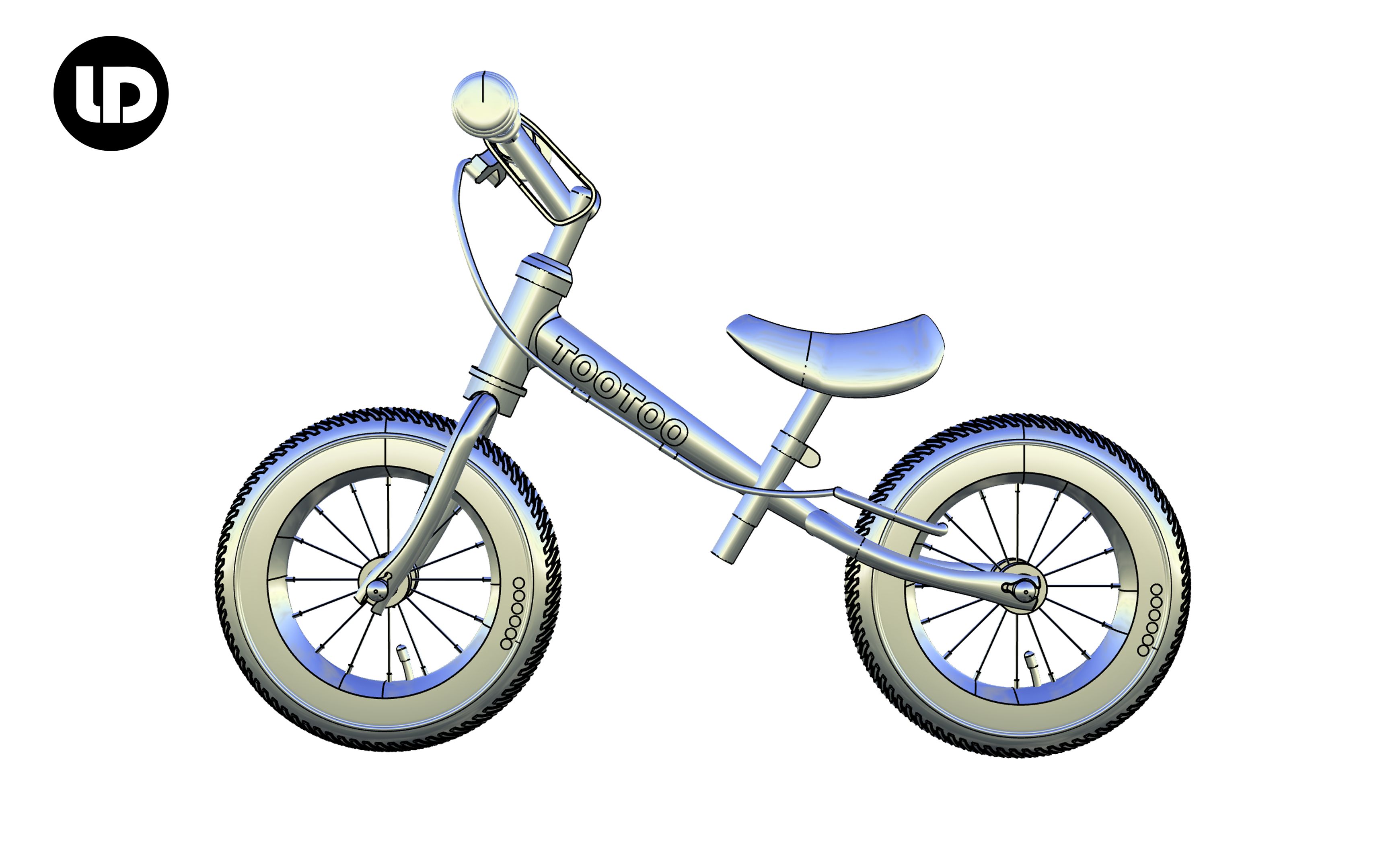 rhino犀牛儿童自行车建模