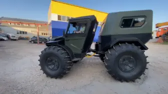 Скачать видео: 俄罗斯TINGER分体4×4越野车