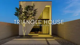 极简主义LOFT——三角屋