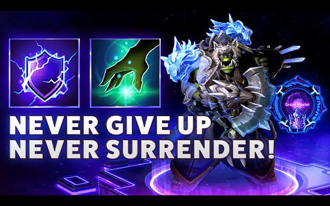 雷加尔: 不放弃才会有奇迹! Rehgar Ancestral  NEVER GIVE UP NEVER SURRENDER!风暴英雄