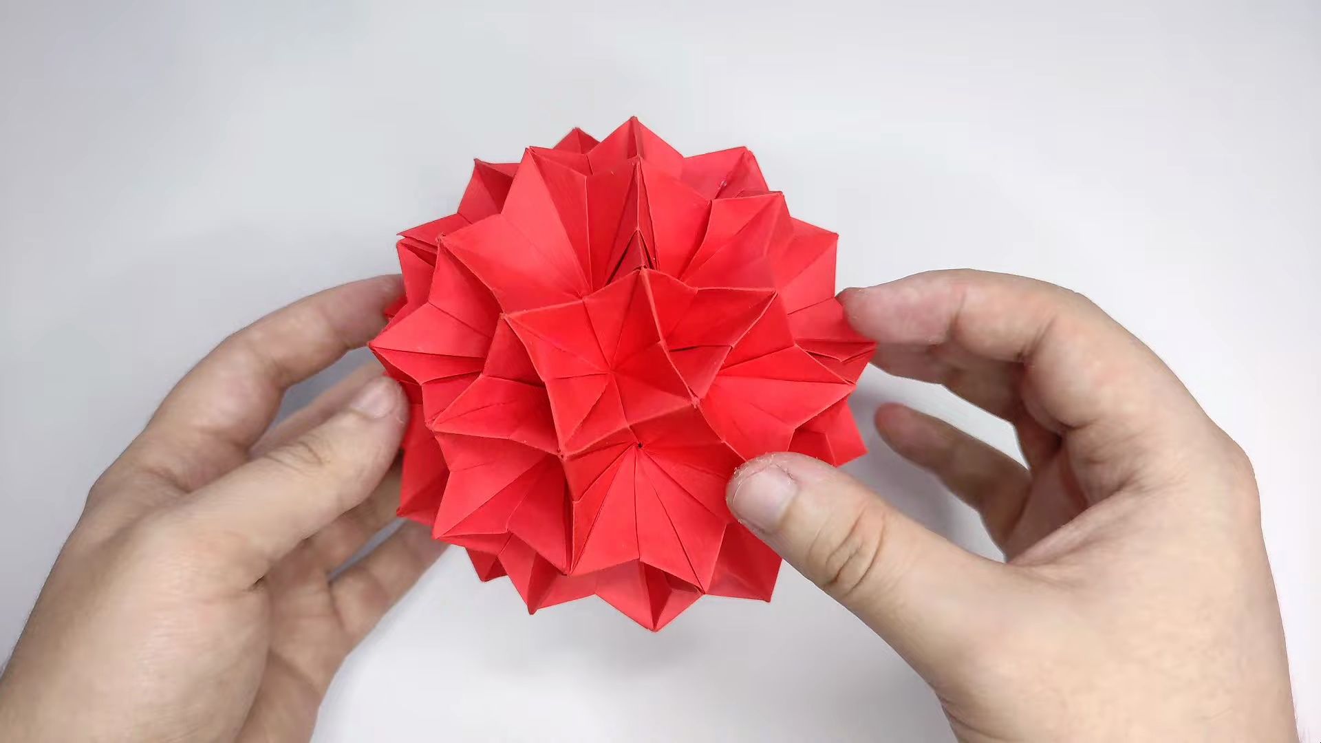 花球折纸教程简单图片