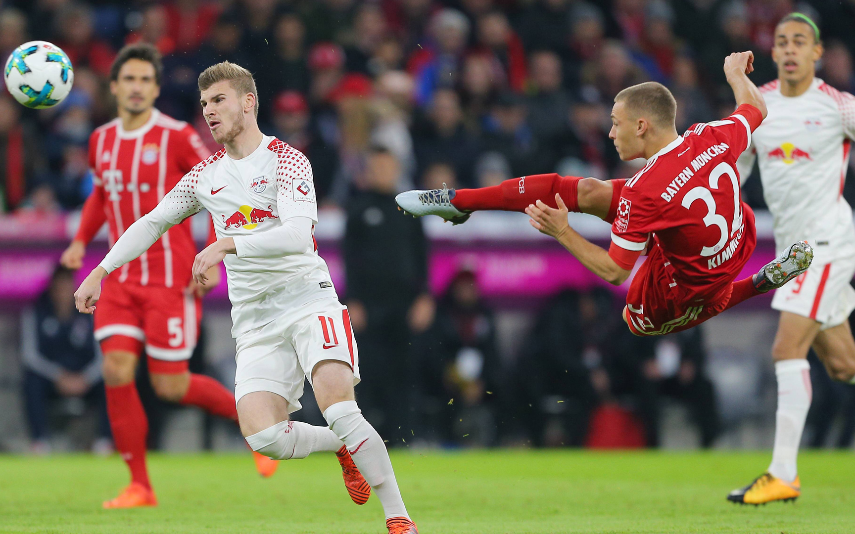 20172018赛季10月29日德甲第10轮拜仁vsrb莱比锡集锦