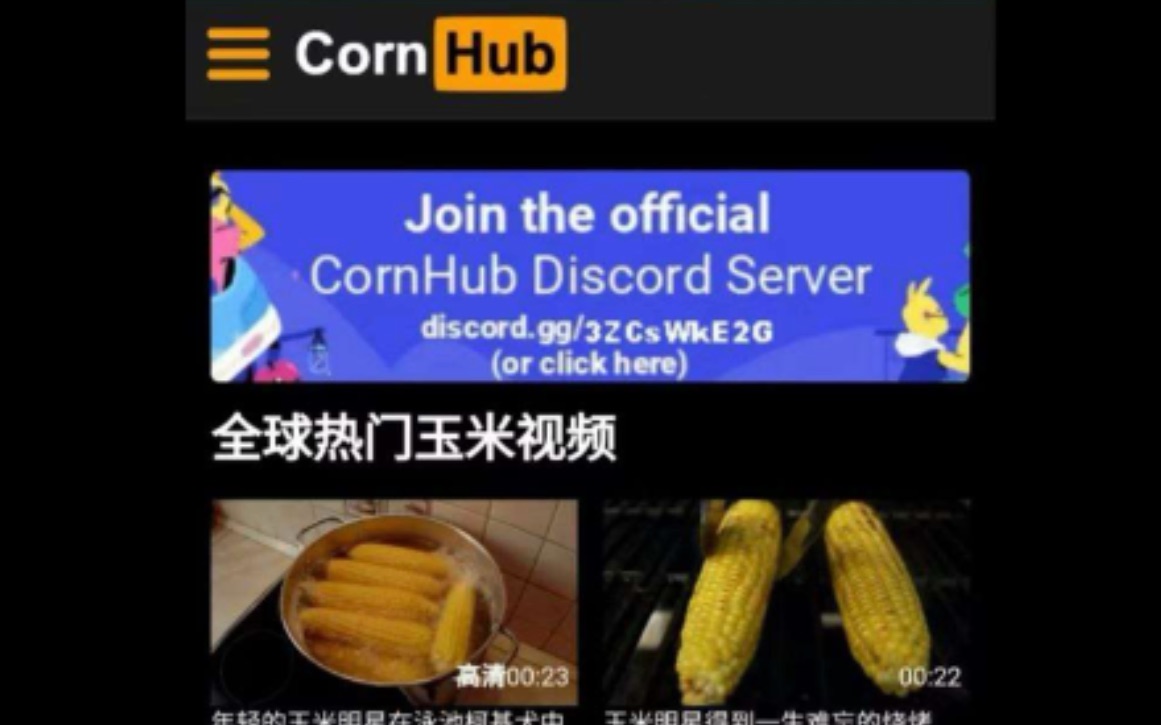 【沙雕梗图】《Cornhub》哔哩哔哩bilibili