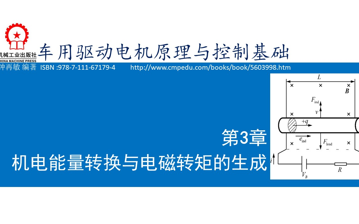 《车用驱动电机原理与控制基础》第3章电磁转矩的生成哔哩哔哩bilibili