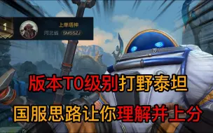 Descargar video: 版本后更新荣登版本T0级打野的泰坦，究竟强的有多离谱