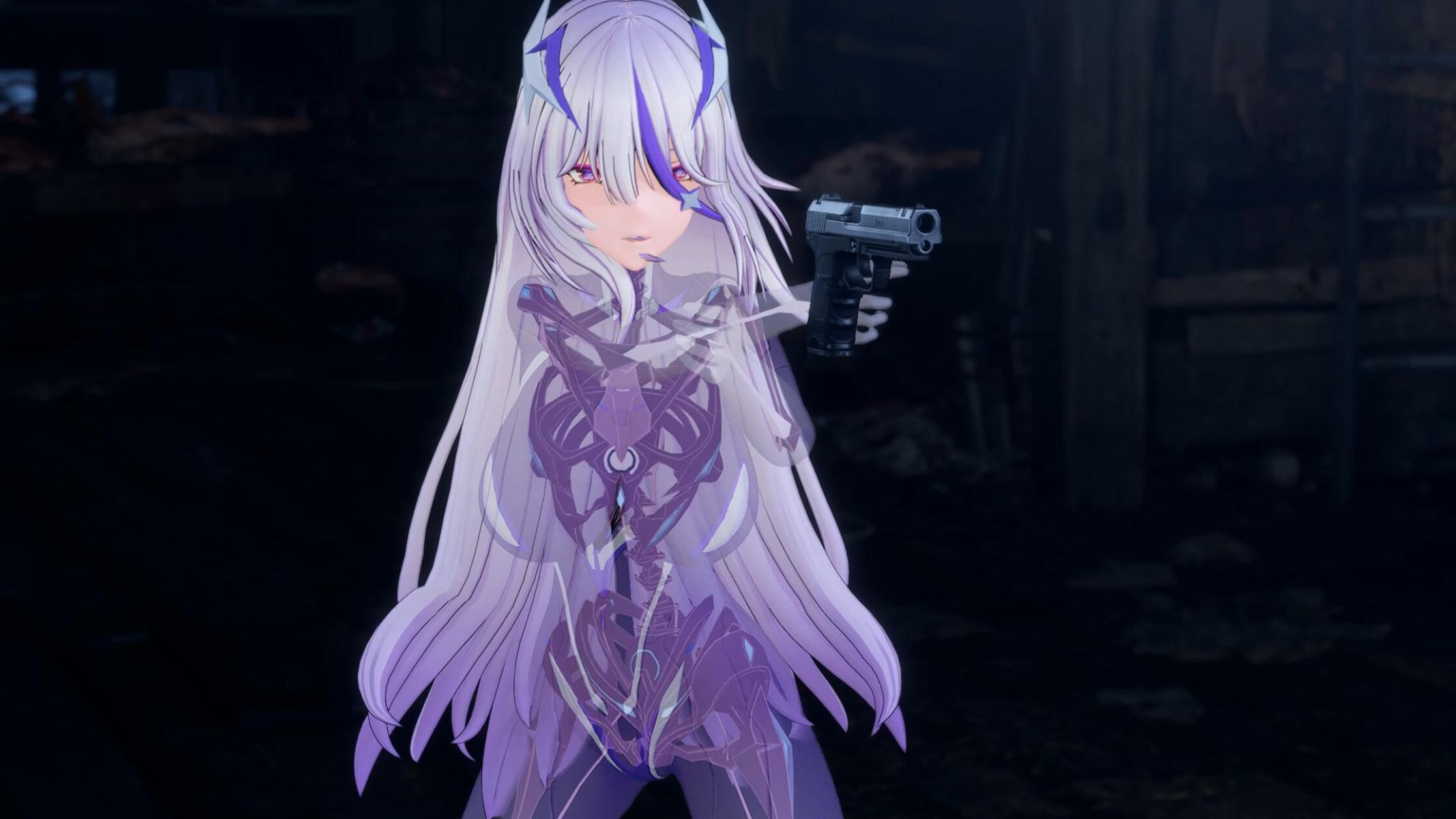 生化危机4MOD——失乐星图仿钻折光老板透明定制款替换里昂