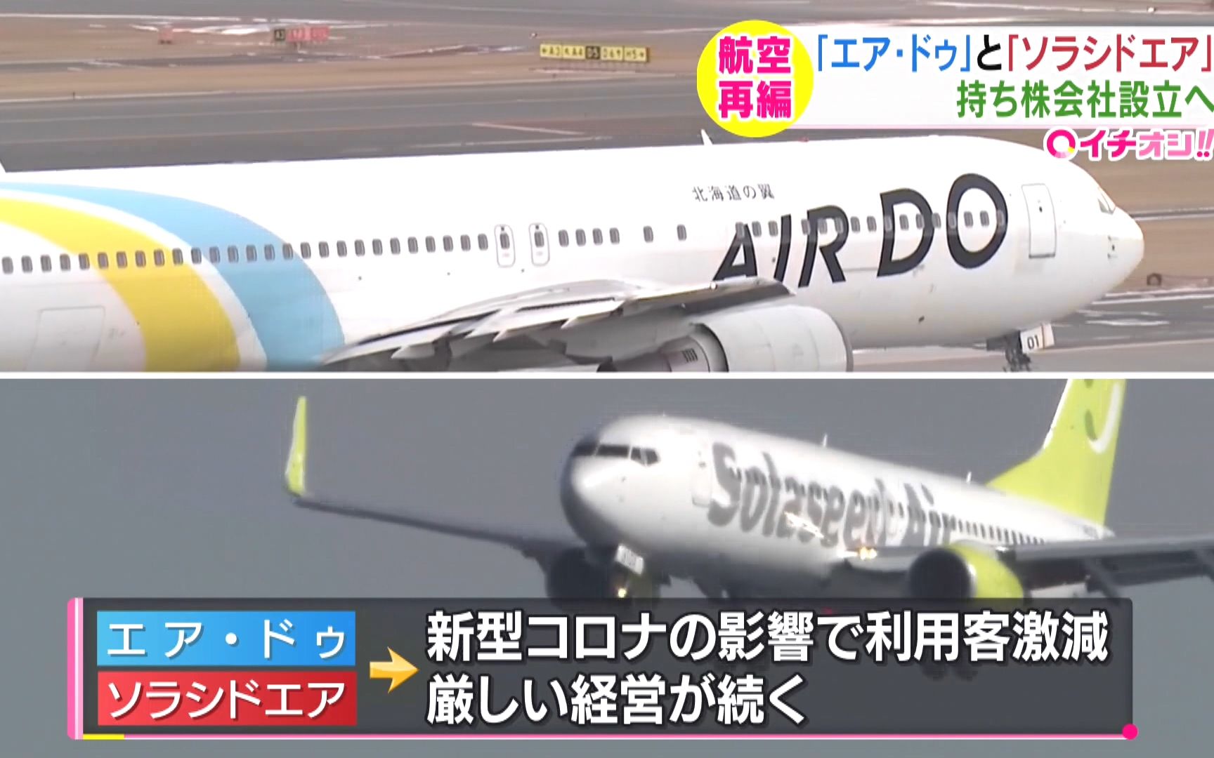 AIRDO航空 & 空之子航空 经营整合 2022年秋季共同持股公司设立 20210531哔哩哔哩bilibili