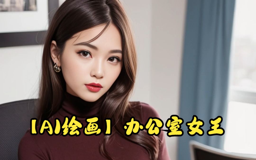 【AI绘画】办公室女王哔哩哔哩bilibili