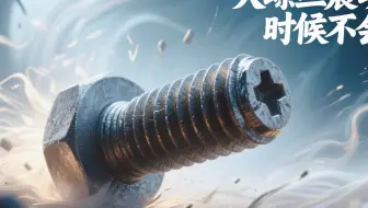 螺丝最害怕震动，再紧的螺丝一震就松，教你这样拧螺丝，永不松动