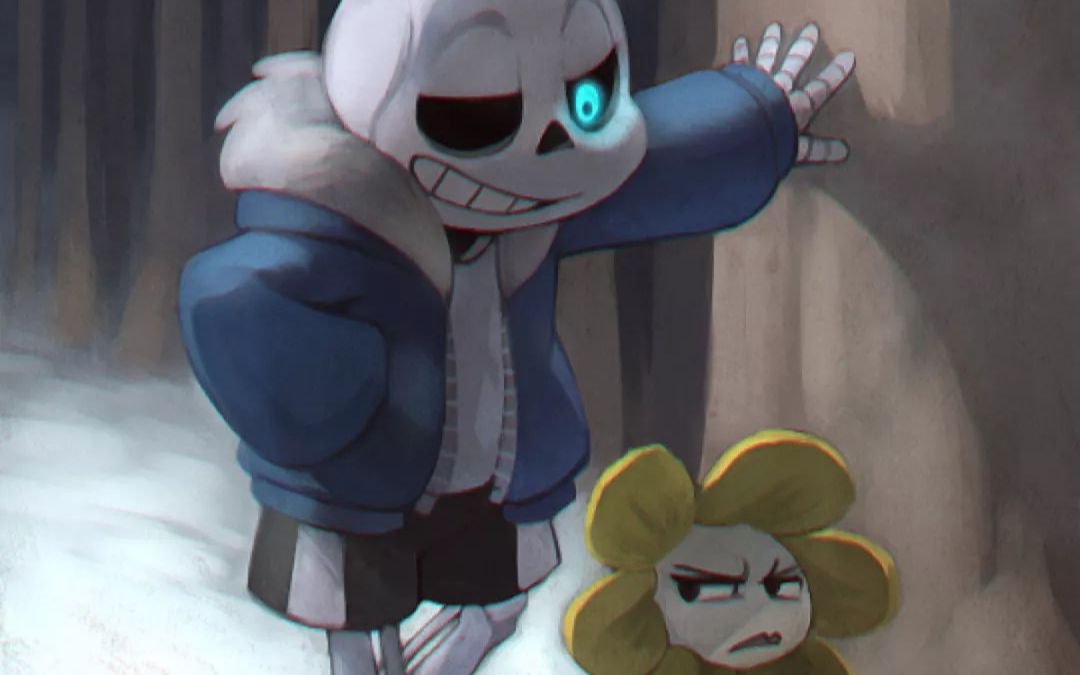 初中生写代码写出来的sans模拟器,记得看简介.