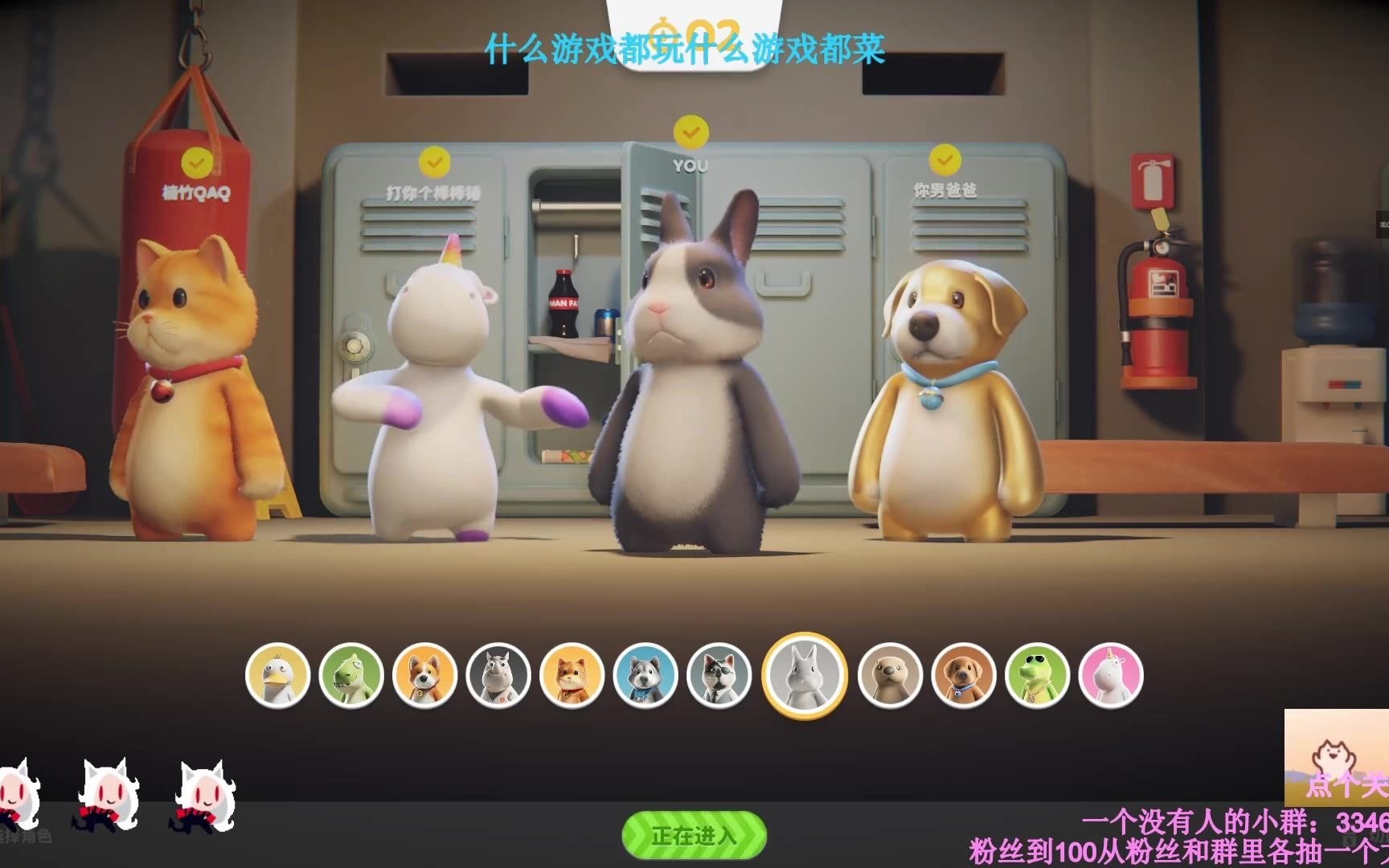 九只猫录播剪辑动物派对第一部分