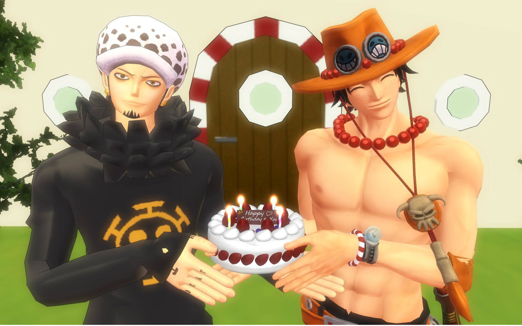 【海贼王mmd】9人威风堂堂——路宝生日快乐