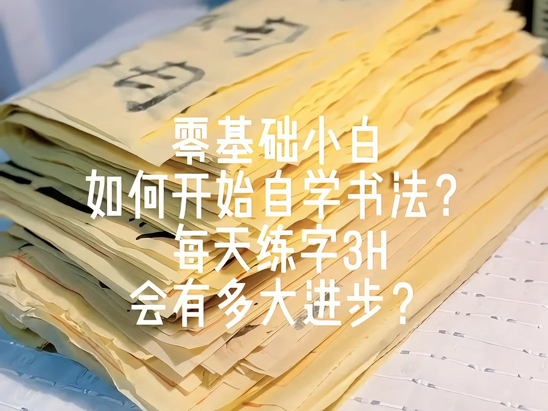 一个月书法入门指南|零基础自学书法一个月的变化哔哩哔哩bilibili