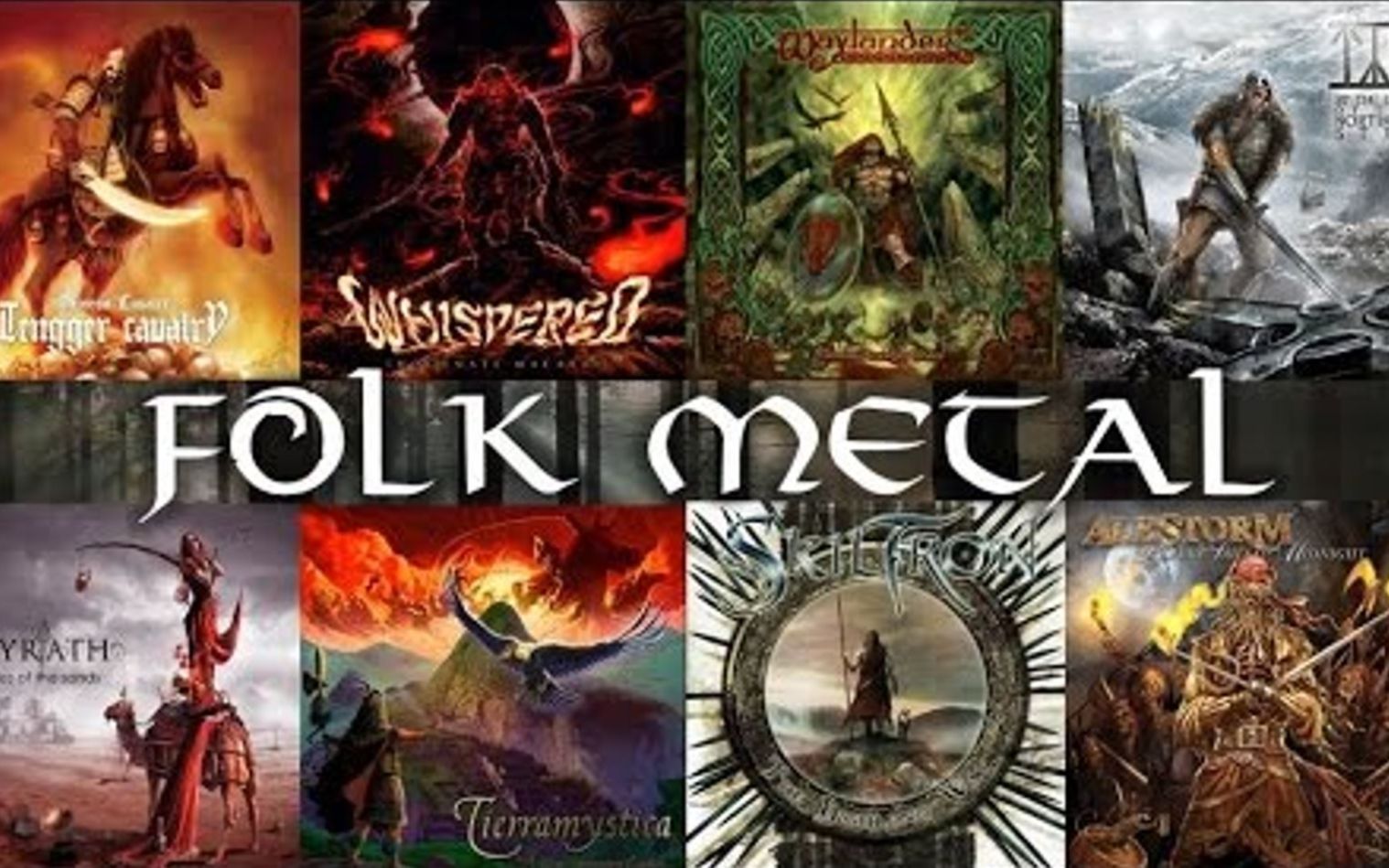 [图][音乐科普] 世界各地18种不同风格的民谣金属Folk Metal