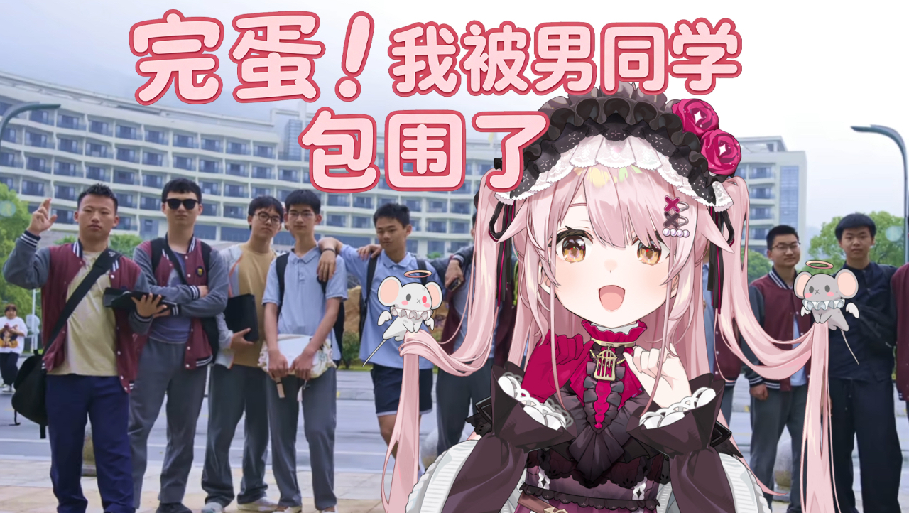 塔菲被男同学包围了喵！